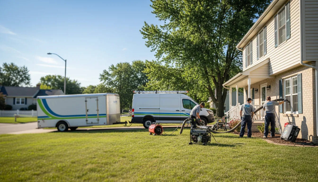 Flooded Basement Restoration And Cleanup With Repair in Loda, IL near me